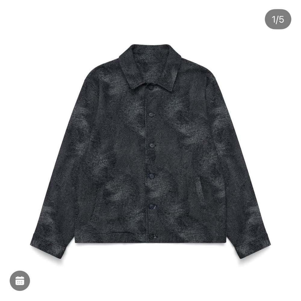 Front Office Co Fingerprint Denim Jacket